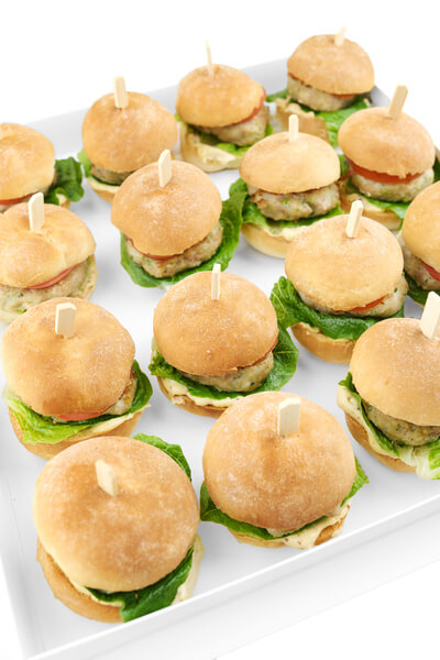 mini chicken burgers 16 pcs